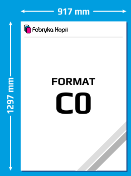 Formaty papieru - Format C0 - Wymiary C0